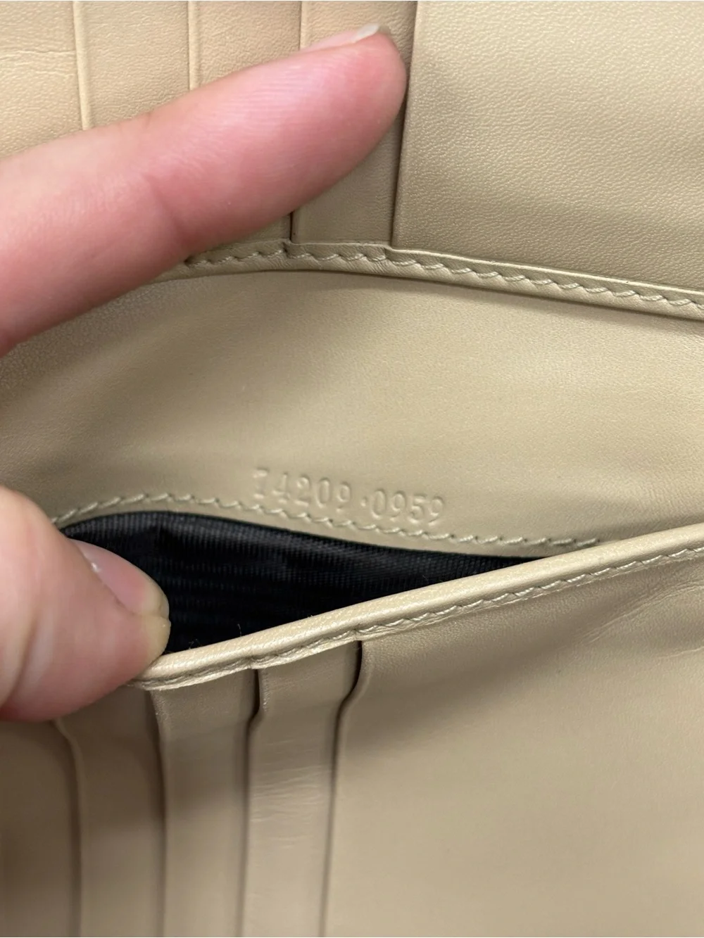 Vintage Gucci Canvas GG Bifold Wallet with Leather Snap